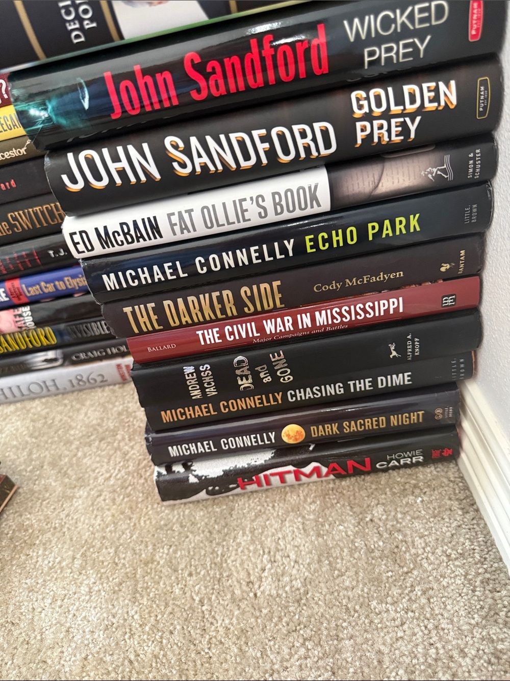 Hard cover books each $10